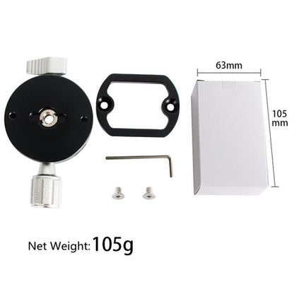 BEXIN QJ07 360 Degree Rotation Panoramic Clip Holder Pan/tilt Tripod Quick Release Plate - Quick Release Plate by BEXIN | Online Shopping UK | buy2fix
