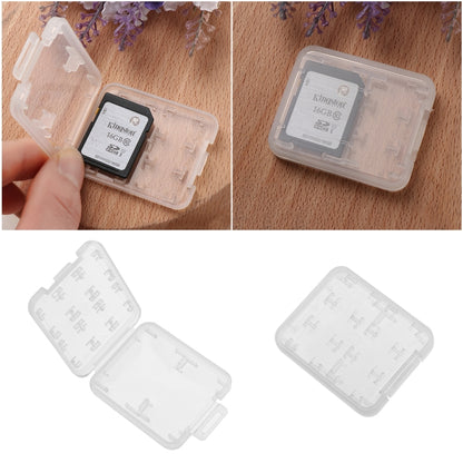 10 PCS Mini Transparent Multifunctional Storage Card Box - Card Case by buy2fix | Online Shopping UK | buy2fix