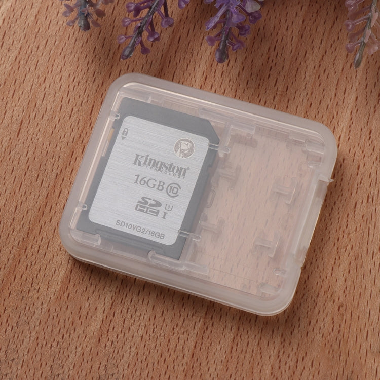 10 PCS Mini Transparent Multifunctional Storage Card Box - Card Case by buy2fix | Online Shopping UK | buy2fix