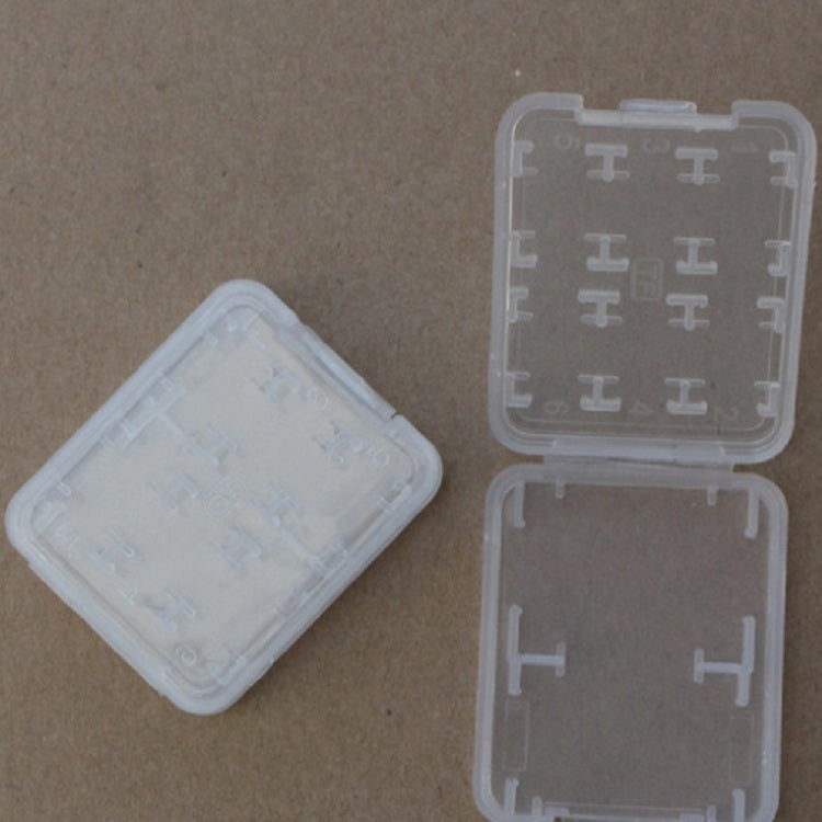 10 PCS Mini Transparent Multifunctional Storage Card Box - Card Case by buy2fix | Online Shopping UK | buy2fix