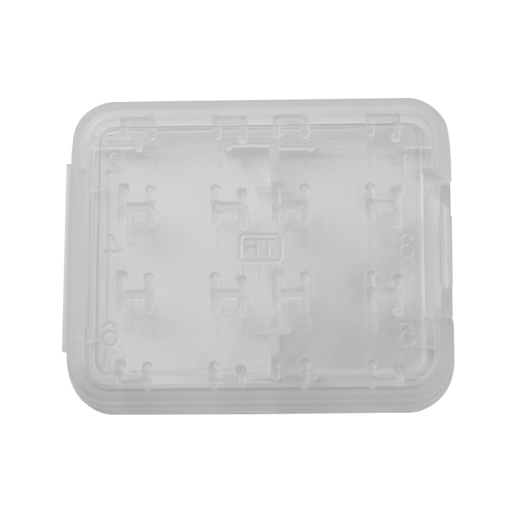 10 PCS Mini Transparent Multifunctional Storage Card Box - Card Case by buy2fix | Online Shopping UK | buy2fix