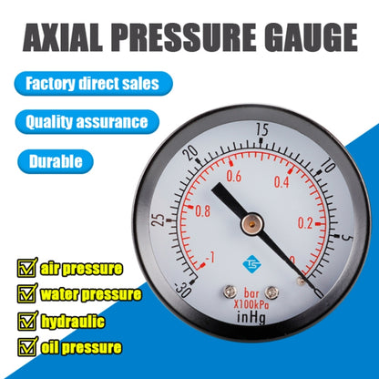 Double Scale Vacuum Mini Shockproof Pressure Gauge by buy2fix