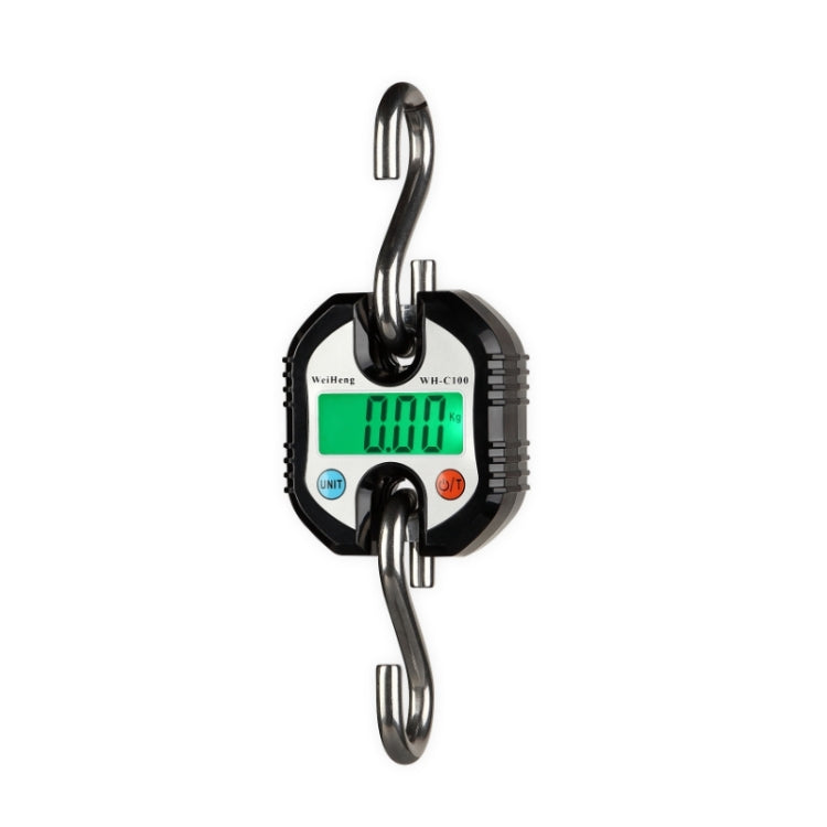 150kg Mini Portable Heavy Duty Electronic Digital Stainless Steel Hook Scale, Random Color Delivery by buy2fix
