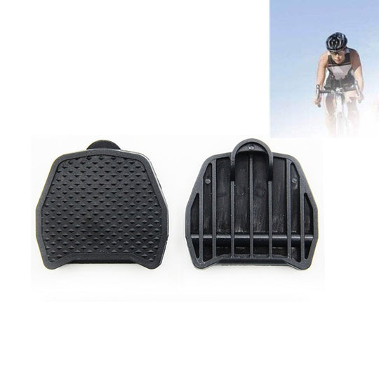 1 paire de convertisseur de pédale de verrouillage de vélo de route Richy vers pédale plate convient au verrouillage de pédale de route SPD / LOOK, style: SPD (noir)