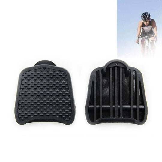 1 paire de convertisseur de pédale de verrouillage de vélo de route Richy vers pédale plate convient au verrouillage de pédale de route SPD / LOOK, style: KEO (noir)