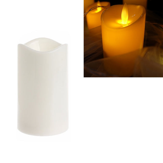 Cylindrical LED Electronic Candle Light Simulation Wedding Candlestick Candle, Size:15x7.5cm - Candles & Candle Holders by buy2fix | Online Shopping UK | buy2fix