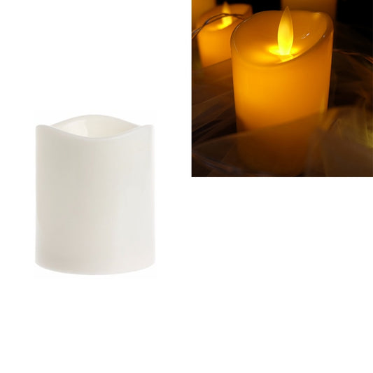 Cylindrical LED Electronic Candle Light Simulation Wedding Candlestick Candle, Size:10x7.5cm - Candles & Candle Holders by buy2fix | Online Shopping UK | buy2fix