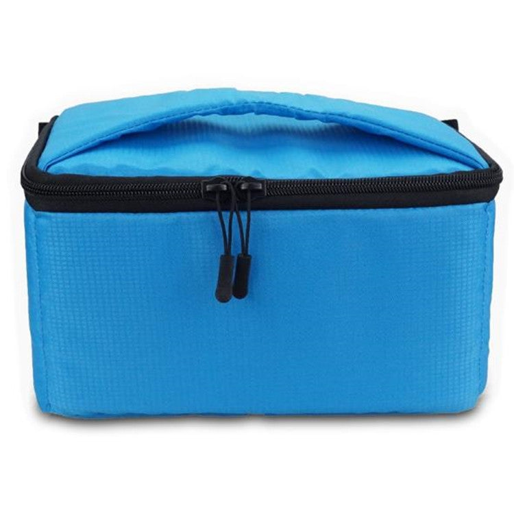 Water-resistant DSLR Padded insert Case Waterproof Zipper Removable Partition Camera Bags(Blue) by buy2fix