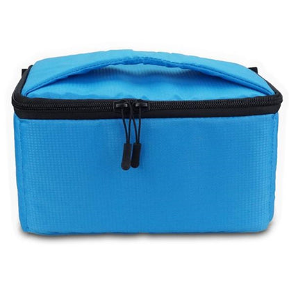 Water-resistant DSLR Padded insert Case Waterproof Zipper Removable Partition Camera Bags(Blue) by buy2fix