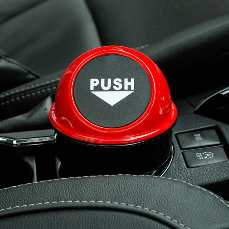 Universal Car Trash Bin Car Garbage Can Rubbish Dust Case Holder Bin Automobile Storage Bucket(Red) by buy2fix