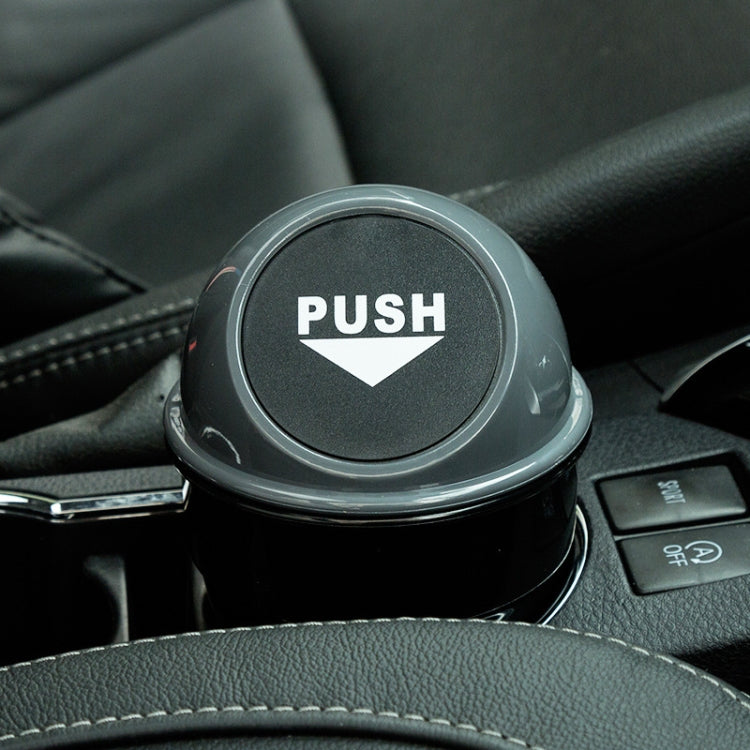 Universal Car Trash Bin Car Garbage Can Rubbish Dust Case Holder Bin Automobile Storage Bucket(Dark Gray) by buy2fix