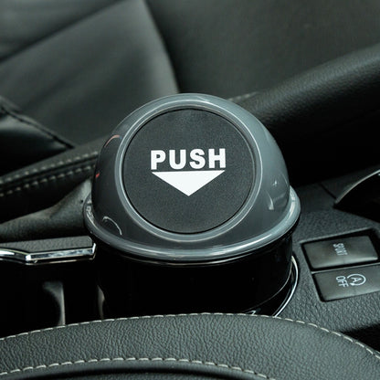 Universal Car Trash Bin Car Garbage Can Rubbish Dust Case Holder Bin Automobile Storage Bucket(Dark Gray) by buy2fix