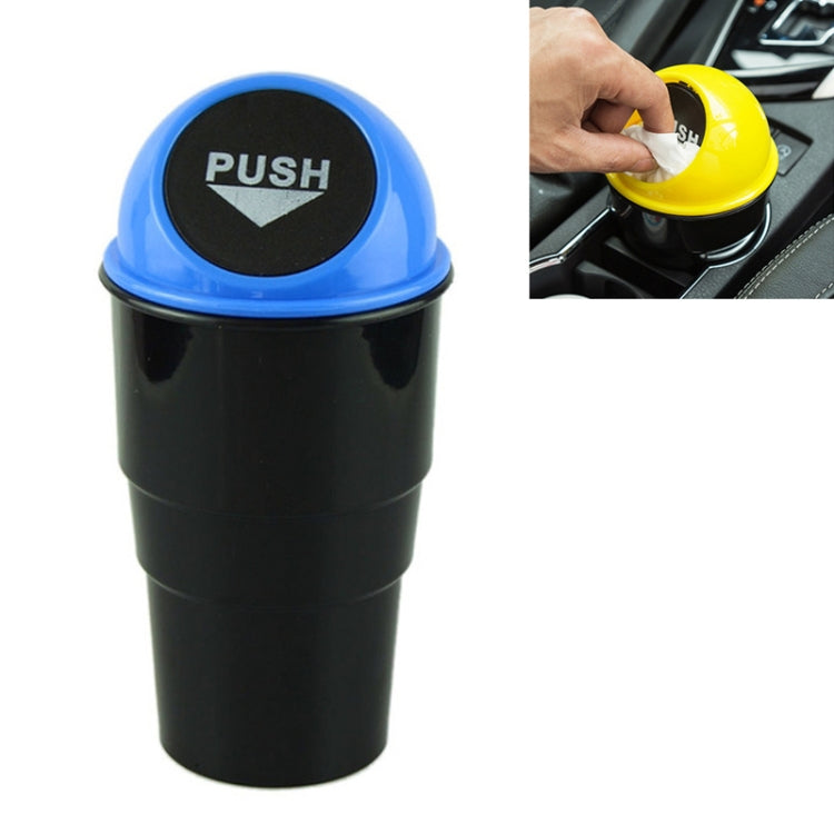 Universal Car Trash Bin Car Garbage Can Rubbish Dust Case Holder Bin Automobile Storage Bucket(Blue) by buy2fix