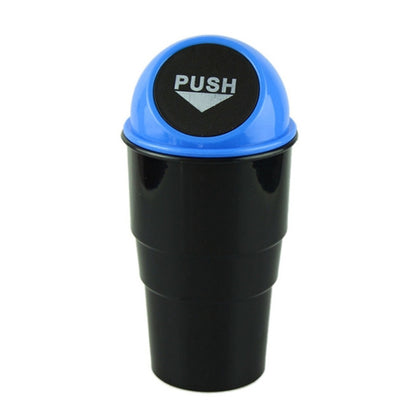 Universal Car Trash Bin Car Garbage Can Rubbish Dust Case Holder Bin Automobile Storage Bucket(Blue) by buy2fix