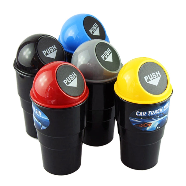 Universal Car Trash Bin Car Garbage Can Rubbish Dust Case Holder Bin Automobile Storage Bucket(Black) by buy2fix