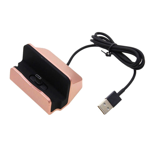 USB-C / Type-C 3.1 Sync Data / Charging Dock Charger(Rose Gold) - Dock Charger by buy2fix | Online Shopping UK | buy2fix