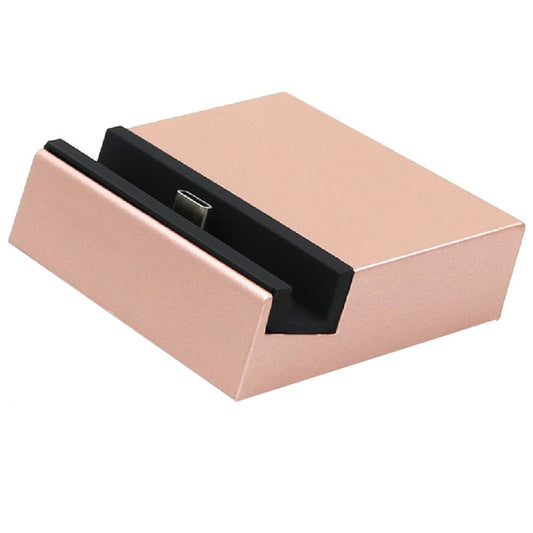 USB-C / Type-C Holder / Charging Dock Charger, For LG Nexus 5X / Huawei Nexus 6P / Letv Le 1s / Xiaomi 4c / ZUK Z1(Rose Gold) - Dock Charger by buy2fix | Online Shopping UK | buy2fix