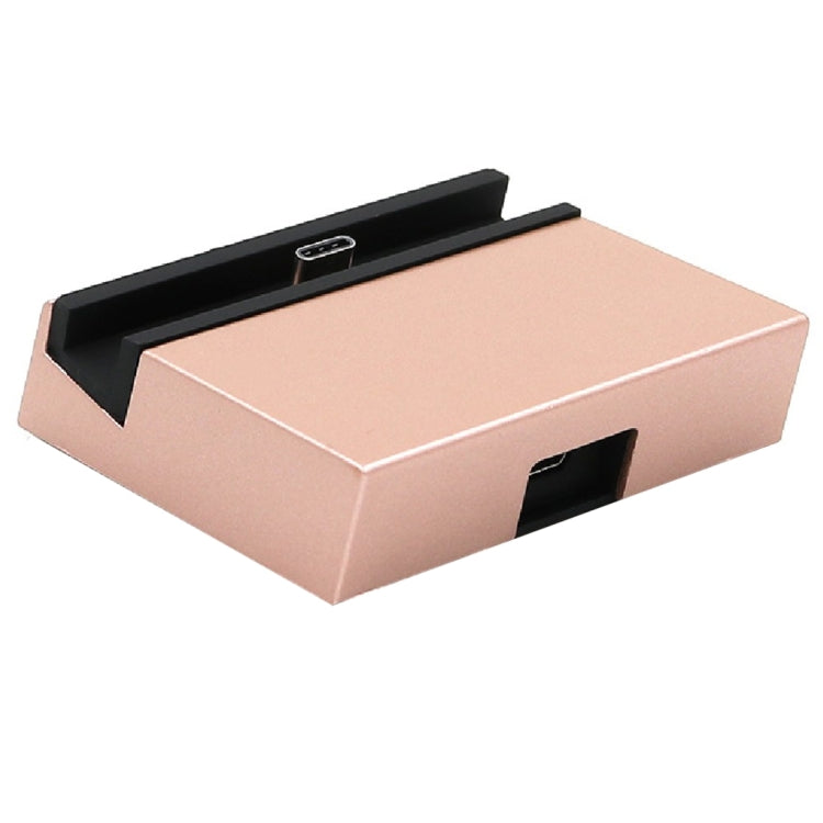USB-C / Type-C Holder / Charging Dock Charger, For LG Nexus 5X / Huawei Nexus 6P / Letv Le 1s / Xiaomi 4c / ZUK Z1(Rose Gold) - Dock Charger by buy2fix | Online Shopping UK | buy2fix