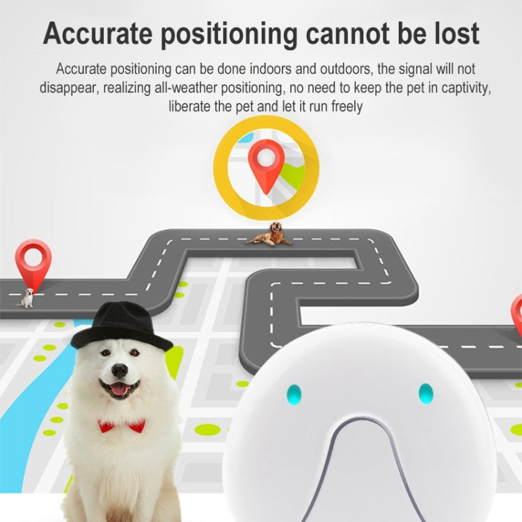 F9 Mini Pet Smart Wear GPS Pet Locator WIFI Location Tracker(White) - Pet Tracker by buy2fix | Online Shopping UK | buy2fix