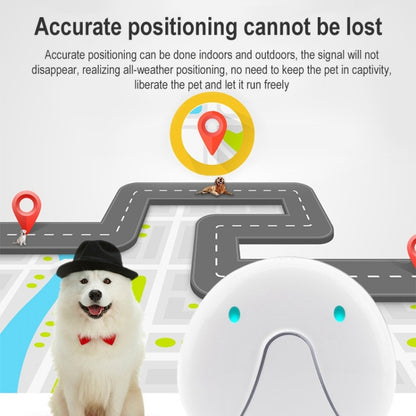 F9 Mini Pet Smart Wear GPS Pet Locator WIFI Location Tracker(White) - Pet Tracker by buy2fix | Online Shopping UK | buy2fix