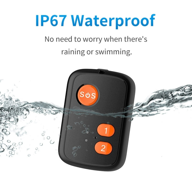 V51 B Style IP67 Waterproof 4G LTE 3G 2G GSM Elderly SOS Button Emergency Alarm GPS Tracker For North America/South America by buy2fix