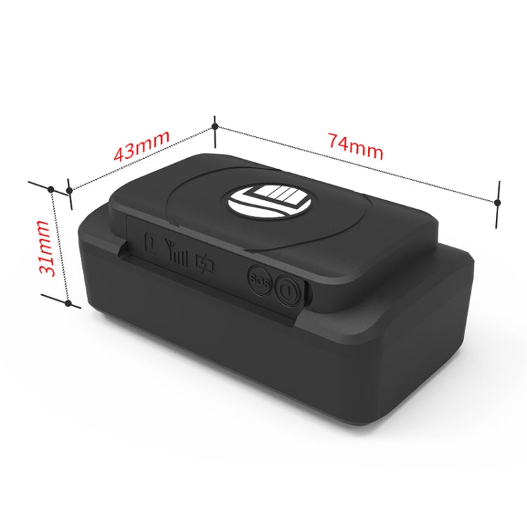 TK202A 2G Car Truck Vehicle Tracking GSM GPRS GPS Tracker Support AGPS, Battery Capacity: 6500MA by buy2fix