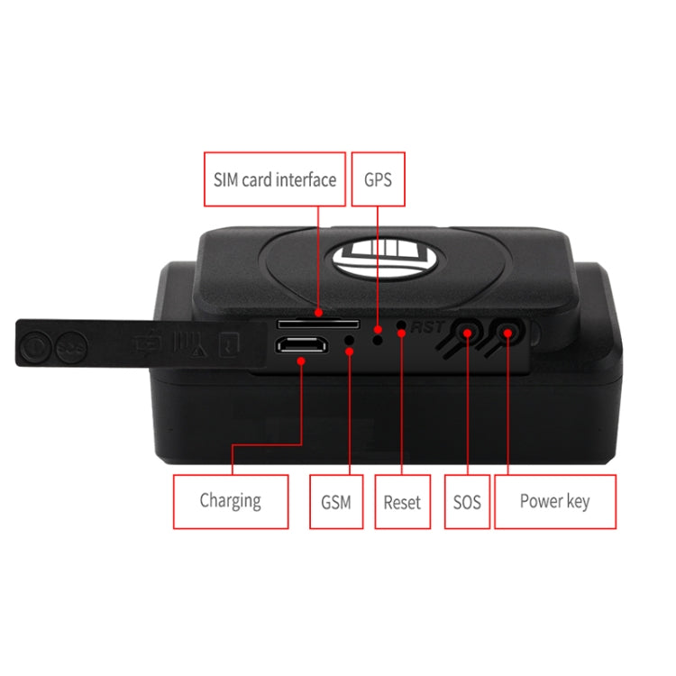 TK202A 2G Car Truck Vehicle Tracking GSM GPRS GPS Tracker Support AGPS, Battery Capacity: 6500MA by buy2fix