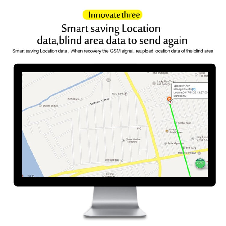 TK205 2G Realtime Car Truck Vehicle Tracking GSM GPRS GPS Tracker, Support AGPS with Relay and Battery - Car Tracker by buy2fix | Online Shopping UK | buy2fix