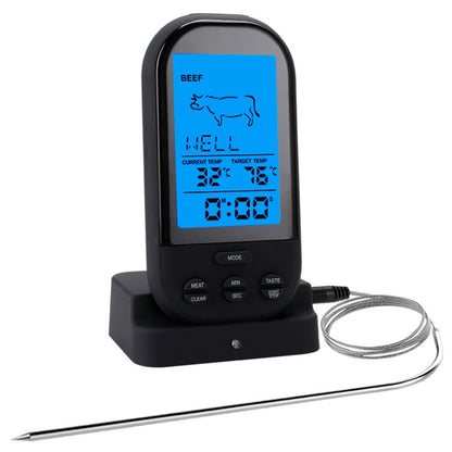 TS-HY62 Digital Kitchen Food Cooking BBQ Wireless Thermometer(Black) - Cooking Thermometers by buy2fix | Online Shopping UK | buy2fix