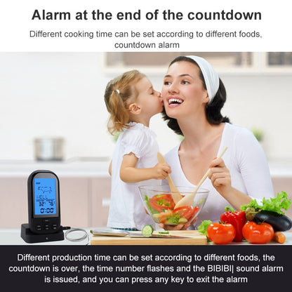 TS-HY62 Digital Kitchen Food Cooking BBQ Wireless Thermometer(Black) - Cooking Thermometers by buy2fix | Online Shopping UK | buy2fix
