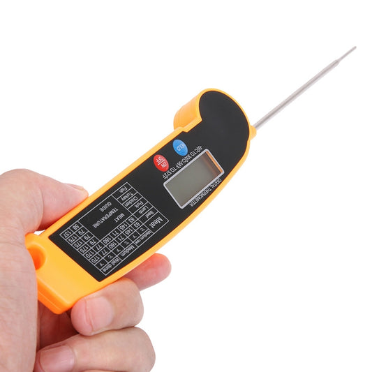 TS-BY52-Y Kitchen Food Cooking BBQ Foldable Waterproof Probe Thermometer(Yellow) - Cooking Thermometers by buy2fix | Online Shopping UK | buy2fix
