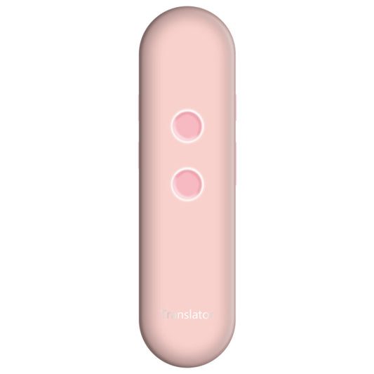T4 Portable AI Smart Voice Translator Business Travel Real Time Translation Machine Support 42 Languages (Pink) -  by buy2fix | Online Shopping UK | buy2fix