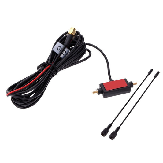 T-100 SMA Connector Car Digital TV Box Antenna, Dual Antennas, Cable Length: 3m - DVB-T & Simulation Antenna by buy2fix | Online Shopping UK | buy2fix