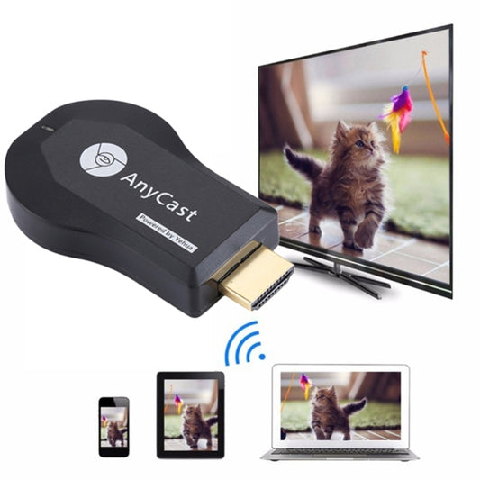 M4 Plus Wireless WiFi Display Dongle Receiver Airplay Miracast DLNA 1080P HDMI TV Stick for iPhone, Samsung, and other Android Smartphones - Wireless Display Dongle by buy2fix | Online Shopping UK | buy2fix