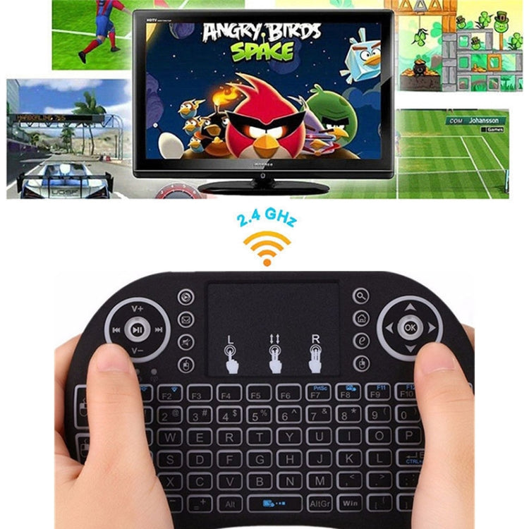 Support Language: Hebrew i8 Air Mouse Wireless Keyboard with Touchpad for Android TV Box & Smart TV & PC Tablet & Xbox360 & PS3 & HTPC/IPTV by buy2fix