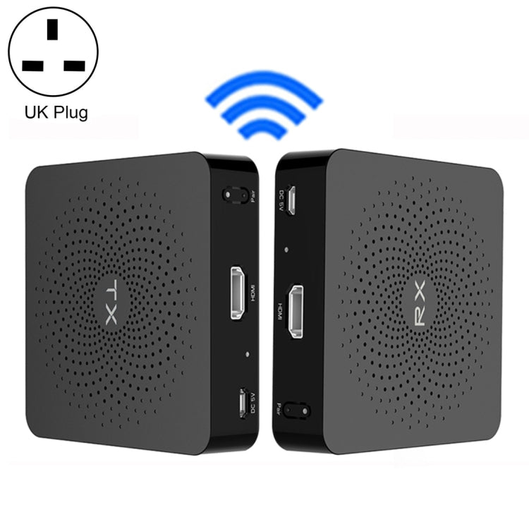 Measy W2H 60GHz 4K Ultra HD Wireless Transmission Kit, Transmission Distance: 30m, UK Plug - Set Top Box & Accessories by Measy | Online Shopping UK | buy2fix