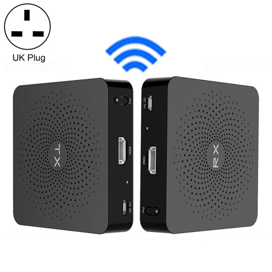 Measy W2H 60GHz 4K Ultra HD Wireless Transmission Kit, Transmission Distance: 30m, UK Plug - Set Top Box & Accessories by Measy | Online Shopping UK | buy2fix