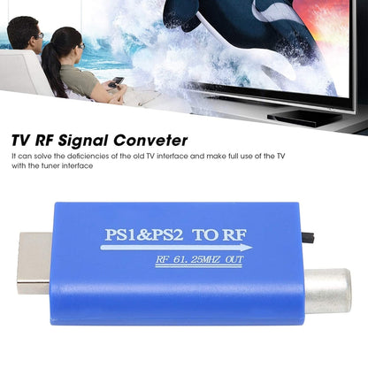 61.25MHz PS1 & PS2 to RF TV Signal Radio Frequency Converter - DVB-T & Analog Solutions by buy2fix | Online Shopping UK | buy2fix