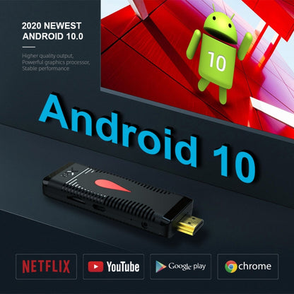 X96 S400 Android 10.0 Mini TV Stick, Allwinner H313 Quad Core ARM Cortex A53, 1GB + 8GB, Support WiFi, HDMI, TF Card, USB - Android TV Sticks by buy2fix | Online Shopping UK | buy2fix