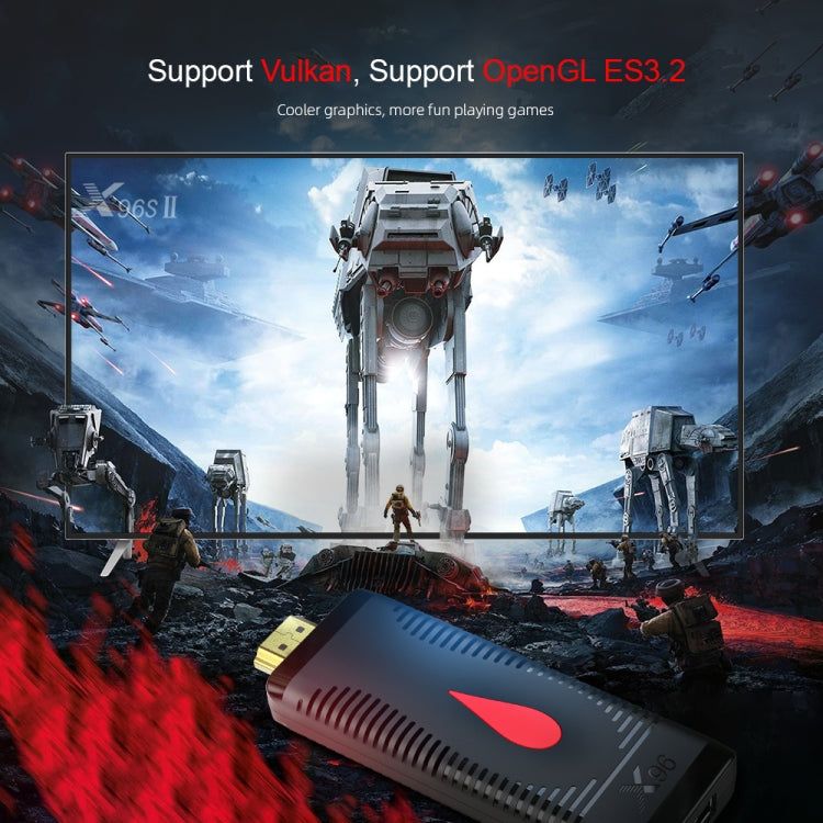 X96 S400 Android 10.0 Mini TV Stick, Allwinner H313 Quad Core ARM Cortex A53, 1GB + 8GB, Support WiFi, HDMI, TF Card, USB - Android TV Sticks by buy2fix | Online Shopping UK | buy2fix