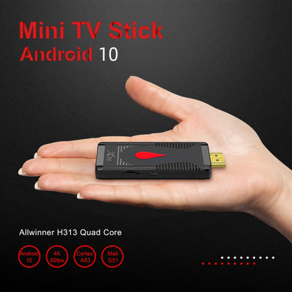 X96 S400 Android 10.0 Mini TV Stick, Allwinner H313 Quad Core ARM Cortex A53, 1GB + 8GB, Support WiFi, HDMI, TF Card, USB - Android TV Sticks by buy2fix | Online Shopping UK | buy2fix