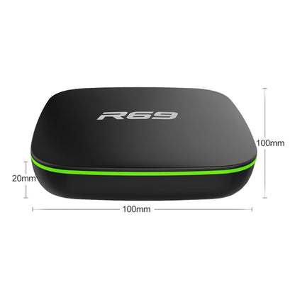 R69 1080P HD Smart TV BOX Android 4.4 Media Player with Remote Control, Quad Core Allwinner H3, RAM: 1GB, ROM: 8GB, 2.4G WiFi, LAN, UK Plug - Allwinner H3 by buy2fix | Online Shopping UK | buy2fix