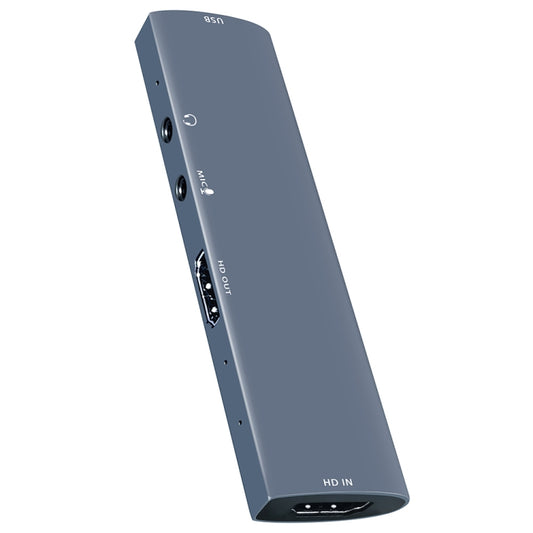 Z46 HDMI + Mic + Audio + USB Video Capture Card with Loop - Video Capture Solutions by buy2fix | Online Shopping UK | buy2fix