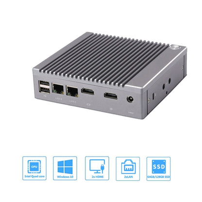 K660S Windows and Linux System Mini PC, Intel Celeron Processor N2840 Quad-Core 1.83- 2.25GHz, 8GB RAM + 128GB SSD, UK Plug by buy2fix