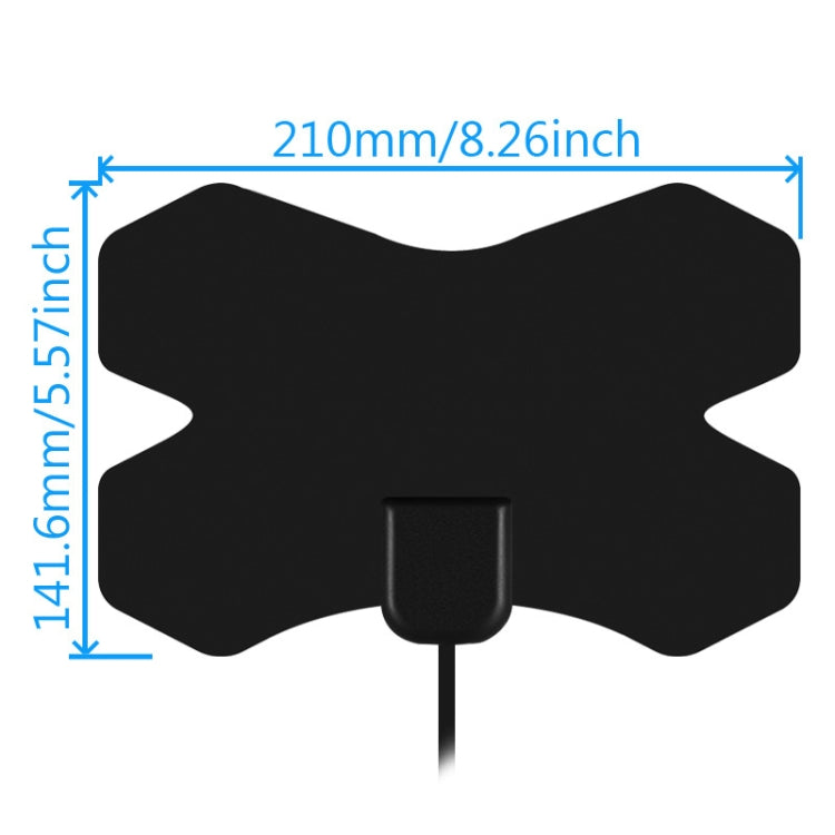 MYC-HDTV050 X Shield 25dB 4K HDTV Antenna, Reception Range: 150 Miles - DVB-T & Simulation Antenna by buy2fix | Online Shopping UK | buy2fix