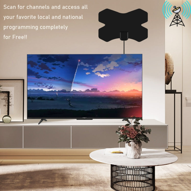 MYC-HDTV050 X Shield 25dB 4K HDTV Antenna, Reception Range: 150 Miles - DVB-T & Simulation Antenna by buy2fix | Online Shopping UK | buy2fix