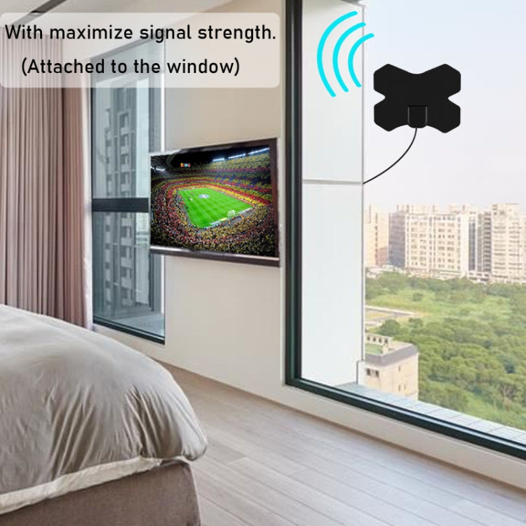 MYC-HDTV050 X Shield 25dB 4K HDTV Antenna, Reception Range: 150 Miles - DVB-T & Simulation Antenna by buy2fix | Online Shopping UK | buy2fix
