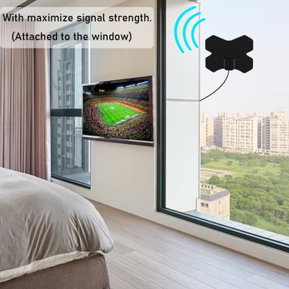 MYC-HDTV050 X Shield 25dB 4K HDTV Antenna, Reception Range: 150 Miles - DVB-T & Simulation Antenna by buy2fix | Online Shopping UK | buy2fix