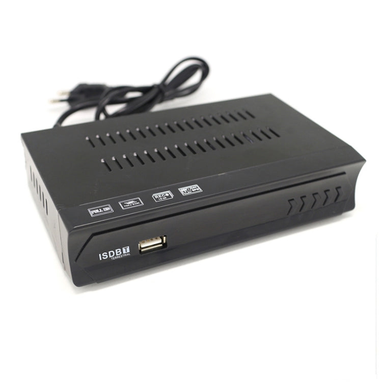 ISDB-T Satellite TV Receiver Set Top Box with Remote Control, For South America, Philippine(EU Plug) - DVB-T & Analog Solutions by buy2fix | Online Shopping UK | buy2fix