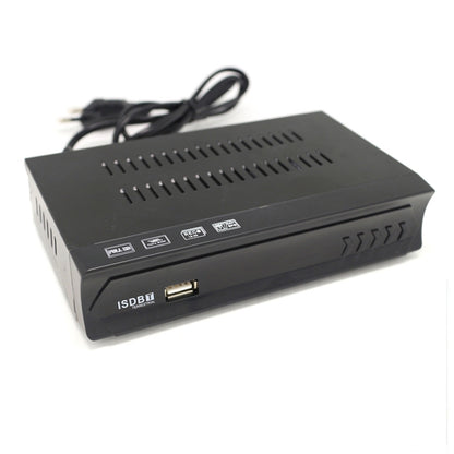 ISDB-T Satellite TV Receiver Set Top Box with Remote Control, For South America, Philippine(EU Plug) - DVB-T & Analog Solutions by buy2fix | Online Shopping UK | buy2fix